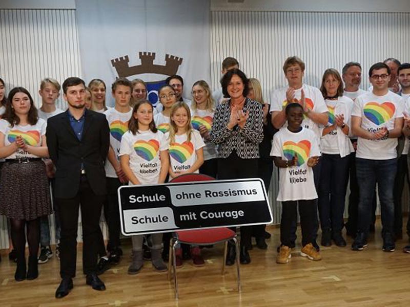 Verleihung des Siegels Schule mit Courage