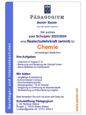https://paedagogium-baden-baden.de/wp-content/uploads/2023/02/Aushang-LehrerIn-Chemie_RS-02-2023-neu-300x400.jpg