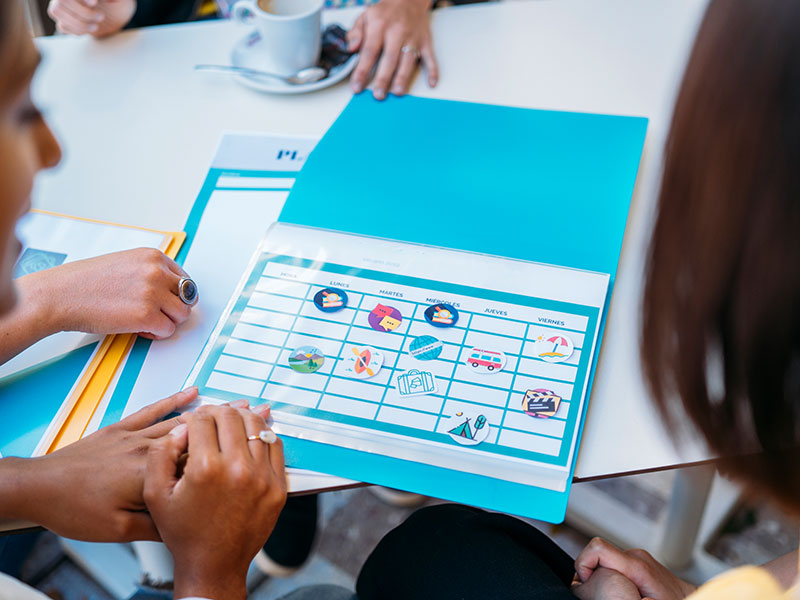 paedagogium-baden-baden_mehr-betreuungszeit ein ausgebuchter Kalender