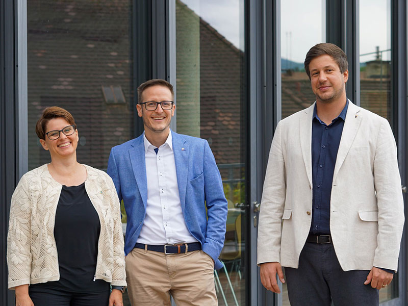 Stefanie Wetzel- kaufmännische Geschäftsführung Alexander Büchler - GF Rüdiger Lorth – GF